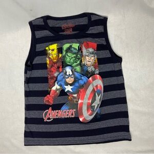 Marvel The Avengers Sleeveless Shirt Tank Top Size 7